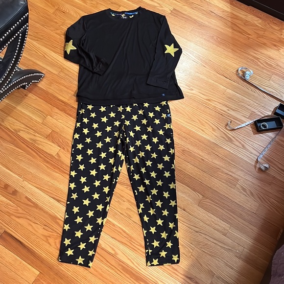 Lug Jitterbug Long Sleeve Pajama Set in Rockstar sz M NWOT - Picture 3 of 10